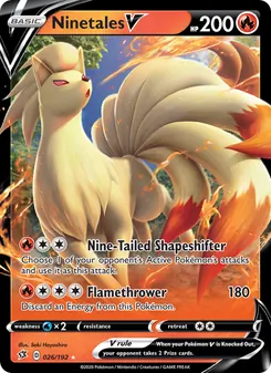 Ninetales V (Rebel Clash #26)
