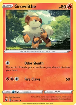 Growlithe (Rebel Clash #27)