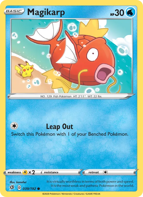 Magikarp — Rebel Clash #39 (Pokémon TCG card)