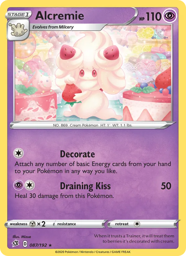 Alcremie — Rebel Clash #87 (Pokémon TCG card)
