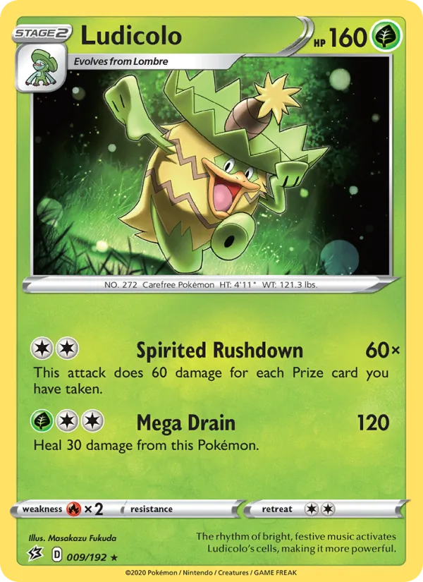 Ludicolo — Rebel Clash #9 (Pokémon TCG card)