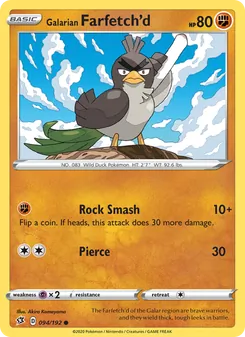 Galarian Farfetch'd (Rebel Clash #94)