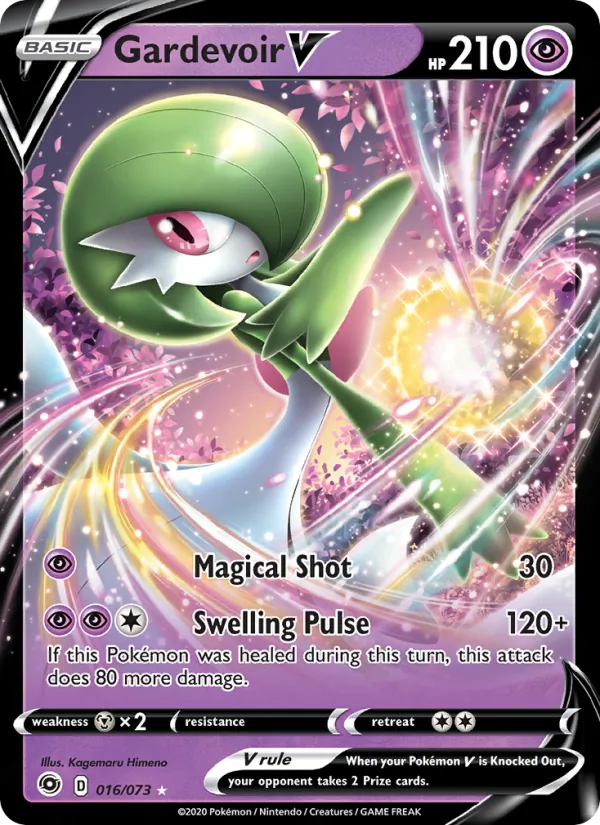 Gardevoir V — Champion's Path #16 (Pokémon TCG card)