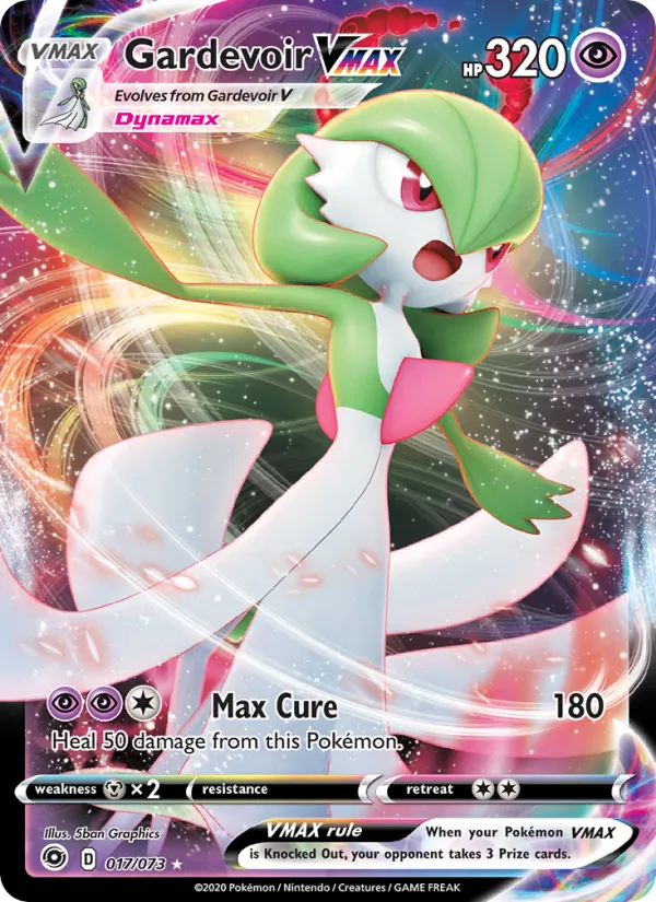 Gardevoir VMAX — Champion's Path #17 (Pokémon TCG card)