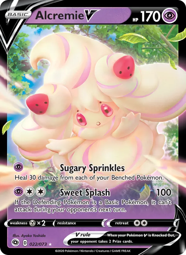 Alcremie V — Champion's Path #22 (Pokémon TCG card)