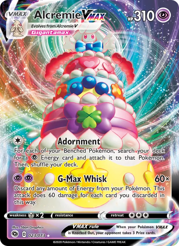 Alcremie VMAX — Champion's Path #23 (Pokémon TCG card)