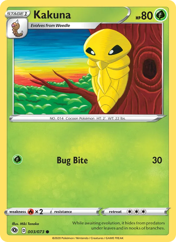 Kakuna — Champion's Path #3 (Pokémon TCG card)