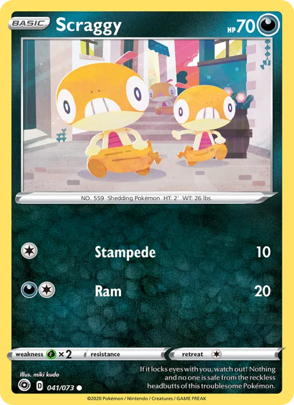 Scraggy — Champion's Path #41 (Pokémon TCG card)