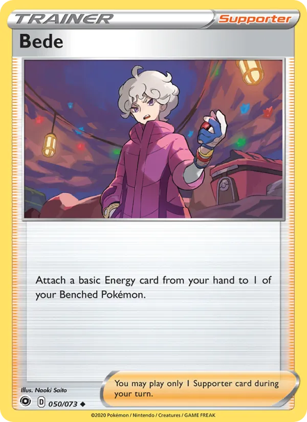 Bede — Champion's Path #50 (Pokémon TCG card)