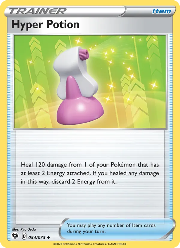 Hyper Potion — Champion's Path #54 (Pokémon TCG card)