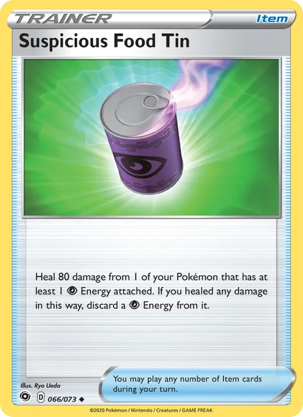Suspicious Food Tin — Champion's Path #66 (Pokémon TCG card)