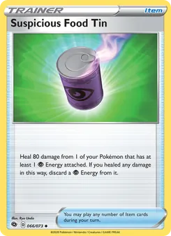 Suspicious Food Tin (Champion's Path #66)
