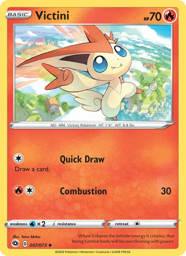 Victini — Champion's Path #7 (Pokémon TCG card)