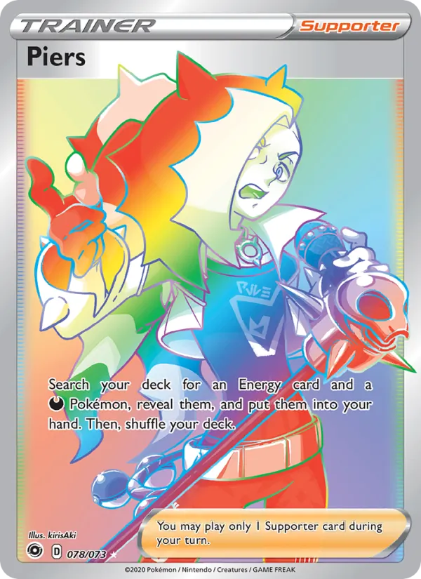 Piers — Champion's Path #78 (Pokémon TCG card)