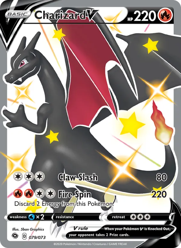 Charizard V — Champion's Path #79 (Pokémon TCG card)