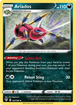 Ariados (Darkness Ablaze #103)