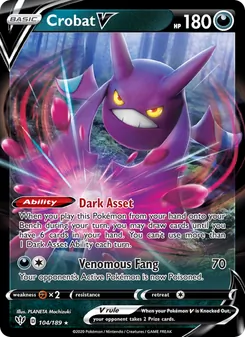Crobat V (Darkness Ablaze #104)