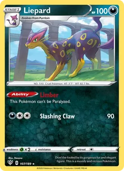 Liepard (Darkness Ablaze #107)