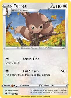 Furret (Darkness Ablaze #136)