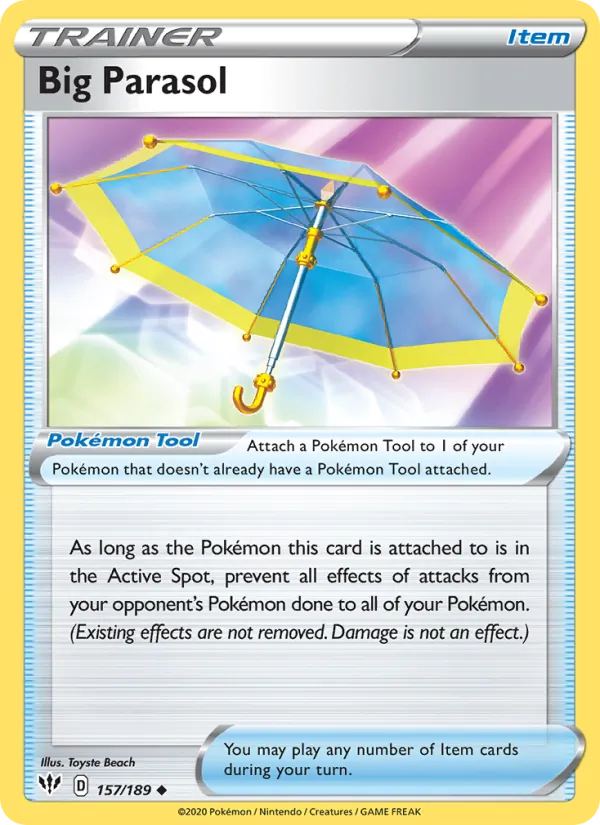 Big Parasol — Darkness Ablaze #157 (Pokémon TCG card)