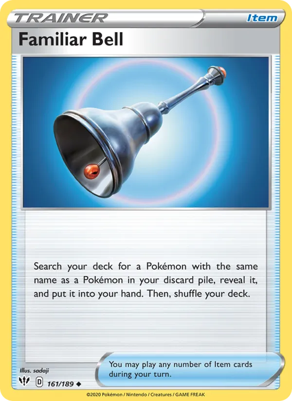 Familiar Bell — Darkness Ablaze #161 (Pokémon TCG card)