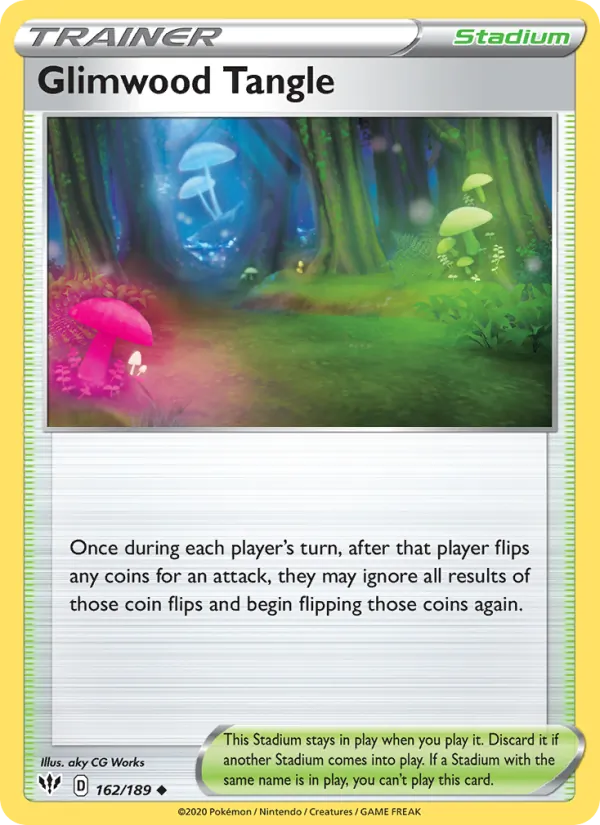 Glimwood Tangle — Darkness Ablaze #162 (Pokémon TCG card)