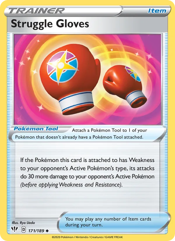 Struggle Gloves — Darkness Ablaze #171 (Pokémon TCG card)