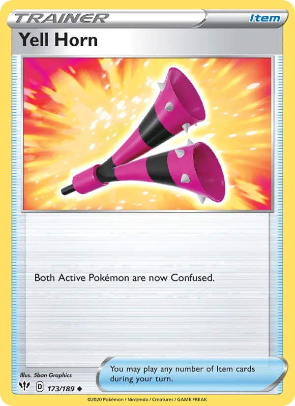 Yell Horn — Darkness Ablaze #173 (Pokémon TCG card)