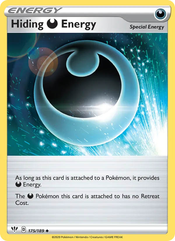 Hiding Darkness Energy — Darkness Ablaze #175 (Pokémon TCG card)