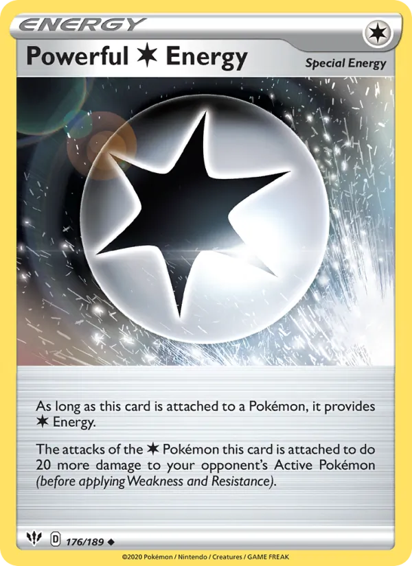 Powerful Colorless Energy — Darkness Ablaze #176 (Pokémon TCG card)