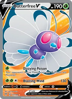 Butterfree V (Darkness Ablaze #177)