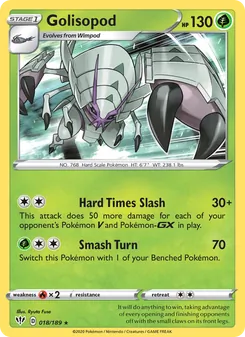 Golisopod (Darkness Ablaze #18)