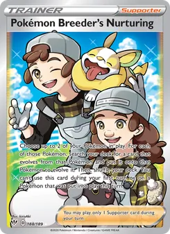 Pokémon Breeder's Nurturing (Darkness Ablaze #188)