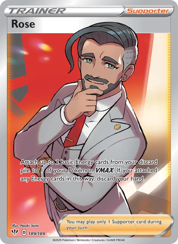 Rose — Darkness Ablaze #189 (Pokémon TCG card)