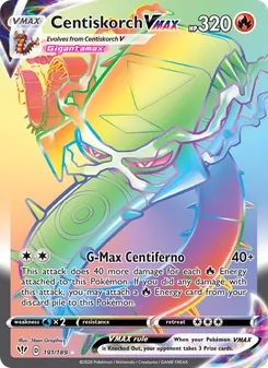 Centiskorch VMAX (Darkness Ablaze #191)