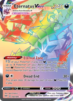 Eternatus VMAX (Darkness Ablaze #192)