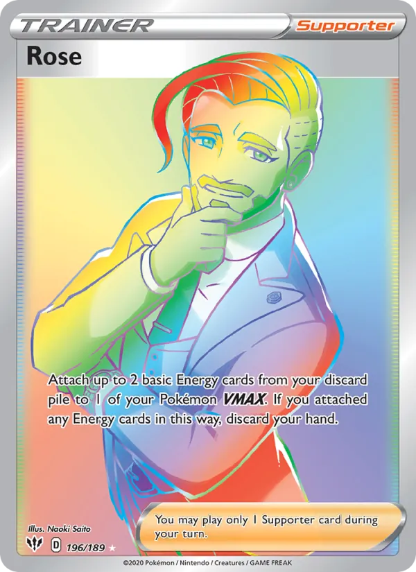 Rose — Darkness Ablaze #196 (Pokémon TCG card)