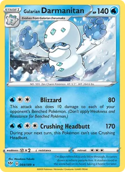Galarian Darmanitan (Darkness Ablaze #44)
