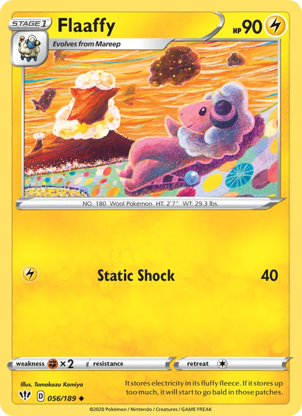 Flaaffy — Darkness Ablaze #56 (Pokémon TCG card)