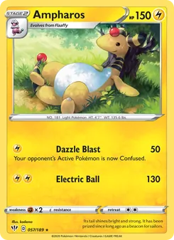 Ampharos (Darkness Ablaze #57)