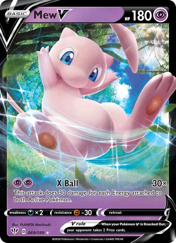 Mew V — Darkness Ablaze #69 (Pokémon TCG card)