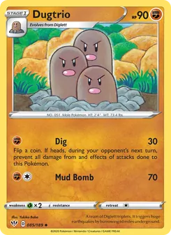 Dugtrio (Darkness Ablaze #85)