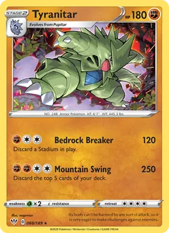 Tyranitar (Darkness Ablaze #88)