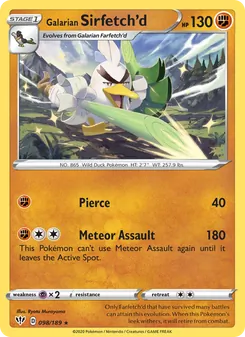 Galarian Sirfetch'd (Darkness Ablaze #98)