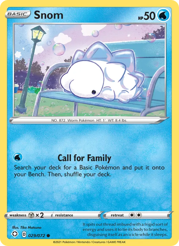 Snom — Shining Fates #29 (Pokémon TCG card)