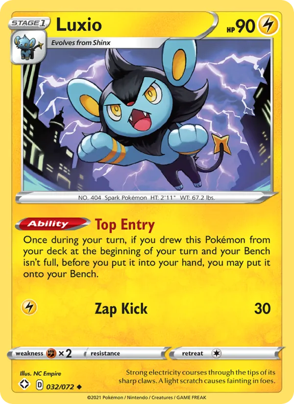 Luxio — Shining Fates #32 (Pokémon TCG card)