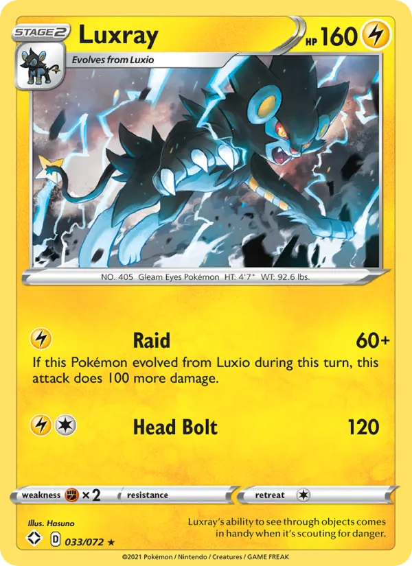 Luxray — Shining Fates #33 (Pokémon TCG card)