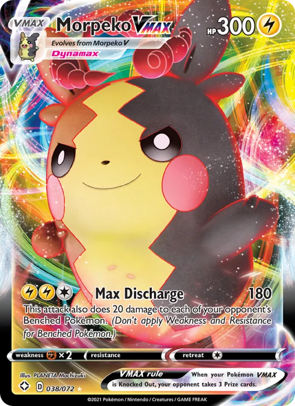 Morpeko VMAX — Shining Fates #38 (Pokémon TCG card)