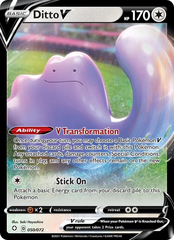 Ditto V — Shining Fates #50 (Pokémon TCG card)