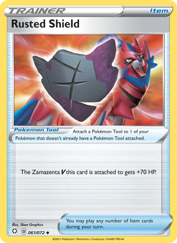 Rusted Shield — Shining Fates #61 (Pokémon TCG card)